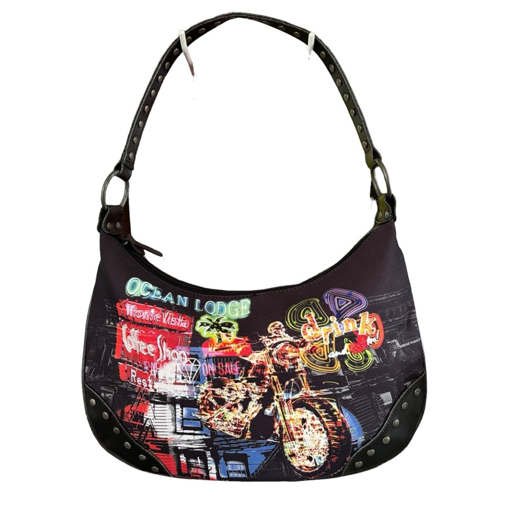 “Riding The Drag” Streetwear Beaded Shoulder Bag